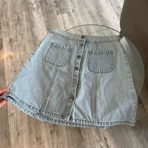 BDG button up skirt